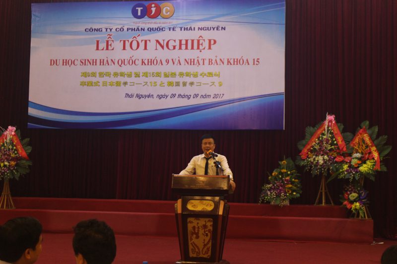 Ông Nguyễn Quang Tuấn - Chủ tịch HĐQT, Tổng giám đốc ICOGroup phát biểu tại buổi lễ