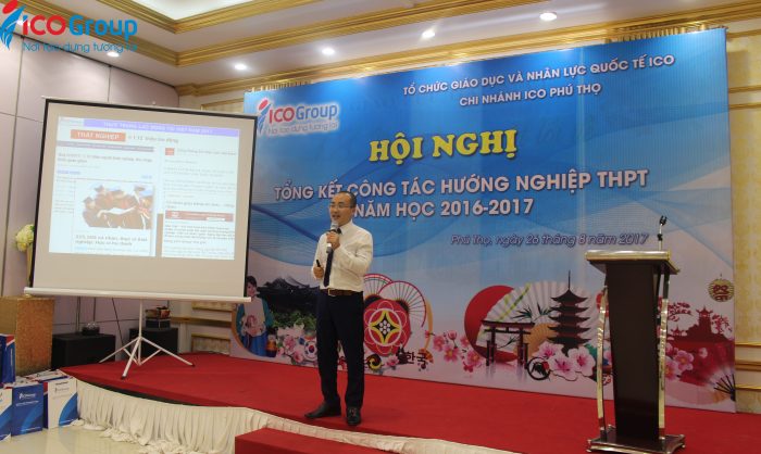 Ông Bùi Tuấn Ngọc - Giám đốc ICO Phú Thọ phát biểu tại buổi lễ