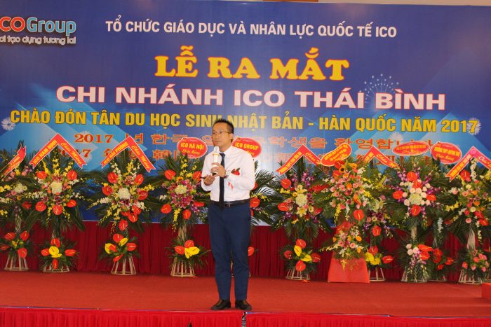 Ông Nguyễn Xuân Trường – Phó Chủ tịch Hội đồng quản trị, Phó tổng Giám đốc ICOGroup chia sẻ tại buổi lễ