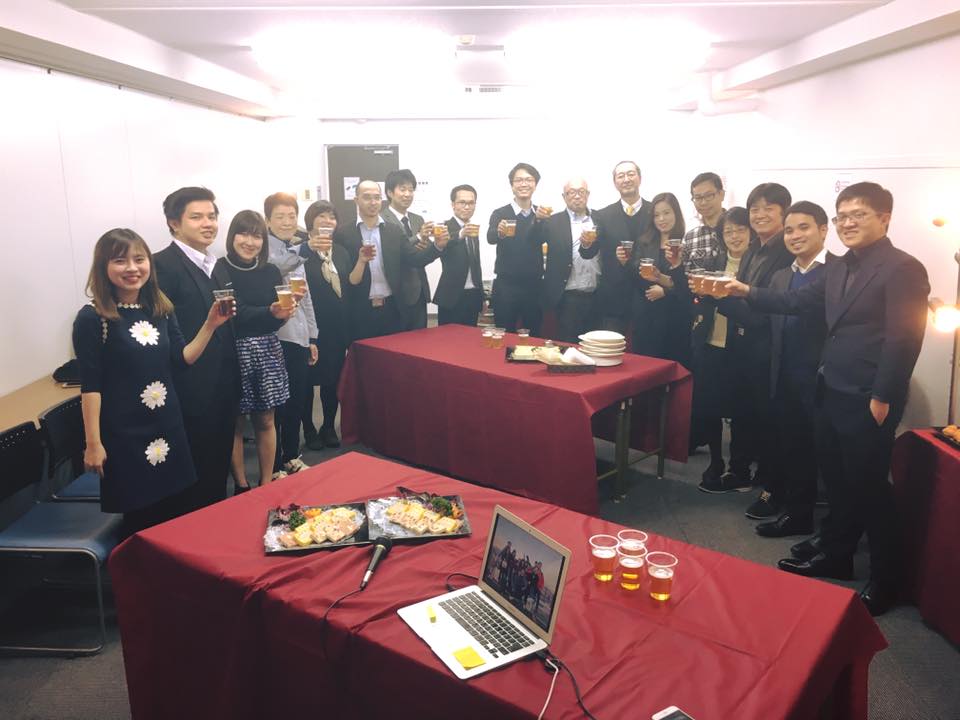 Cán bộ ICO Japan tại sự kiện kỉ niệm 3 năm thành lập.